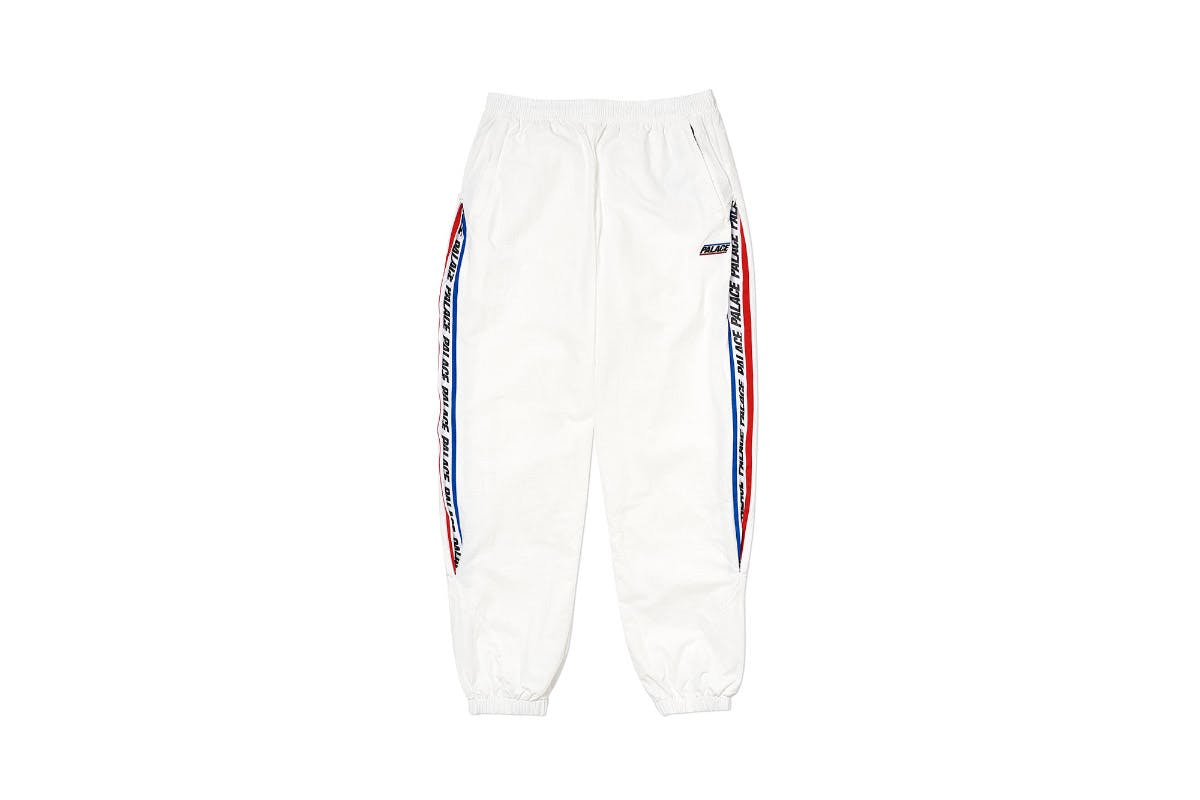 Palace 2019 Autumn Bottoms revealer shell white front zip option