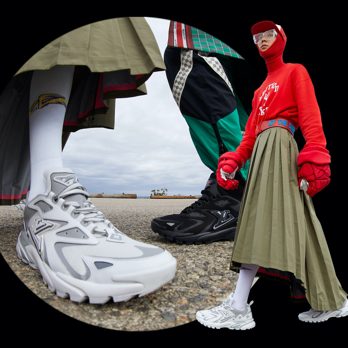 Louis Vuitton Knitted New Runner - Sneaker Bar Detroit