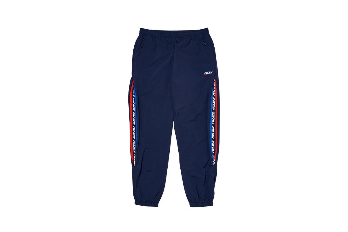 Palace 2019 Autumn Bottoms revealer shell navy front zip option