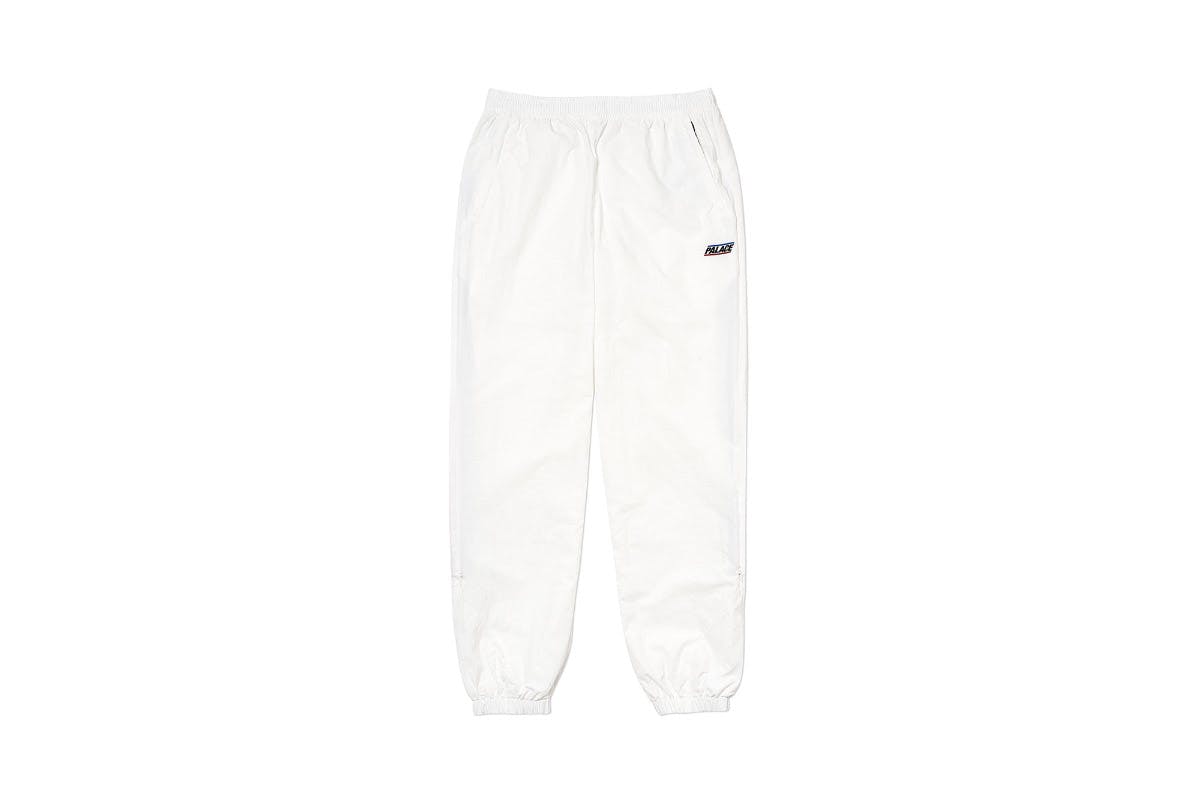 Palace 2019 Autumn Bottoms revealer shell white front