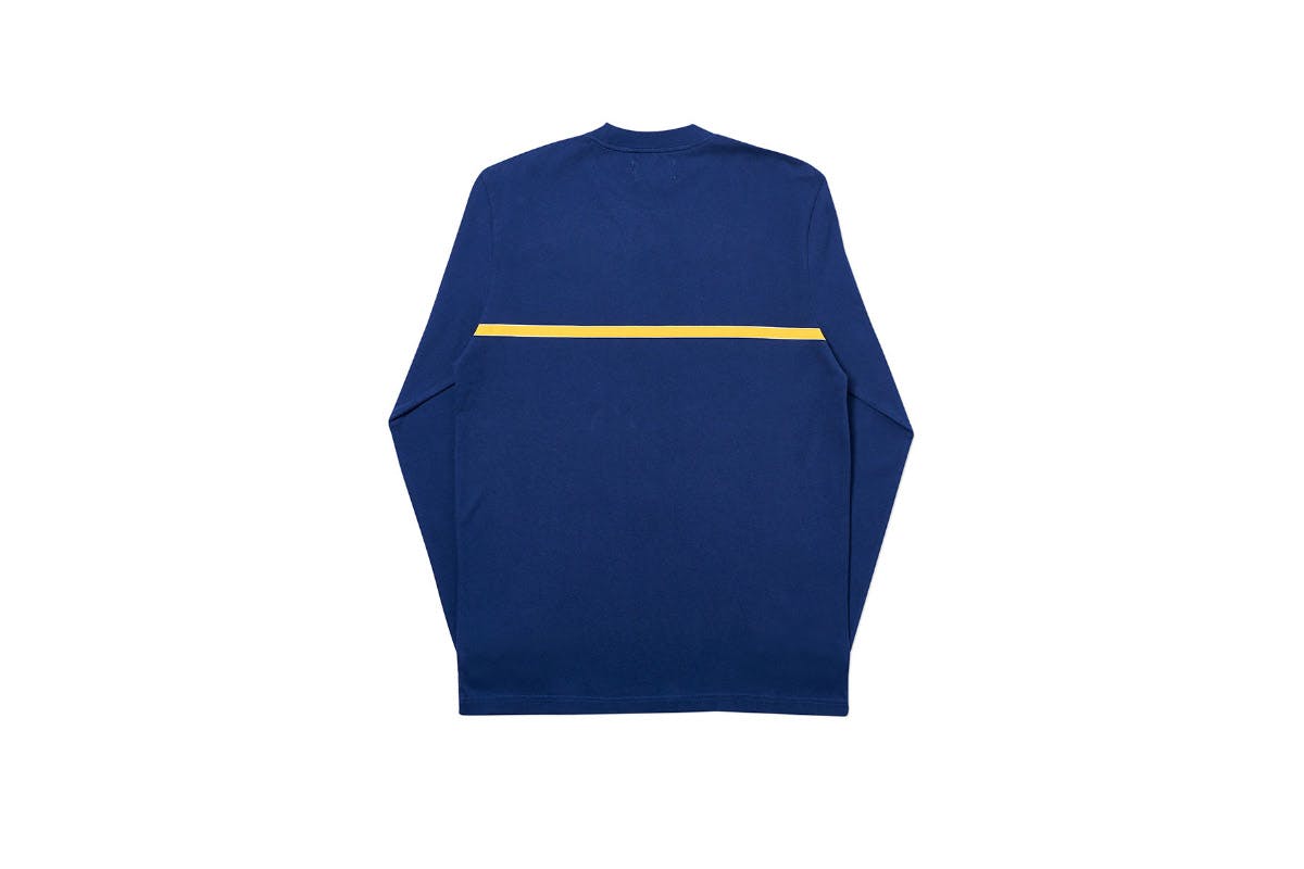 Palace 2019 Autumn Longsleeve Palace London Stripe Navy Back