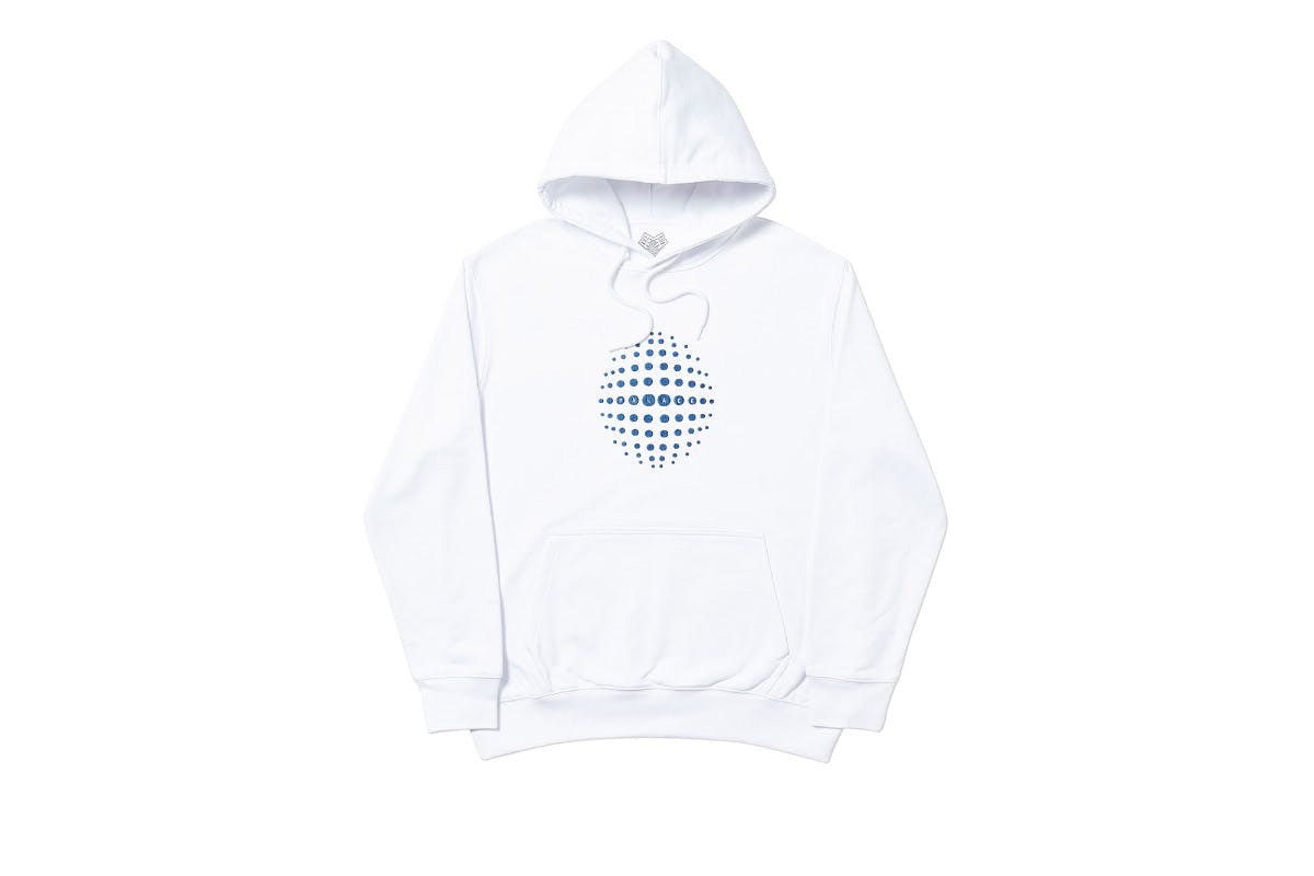 Palace 2019 Autumn Hoodie Sphere white front