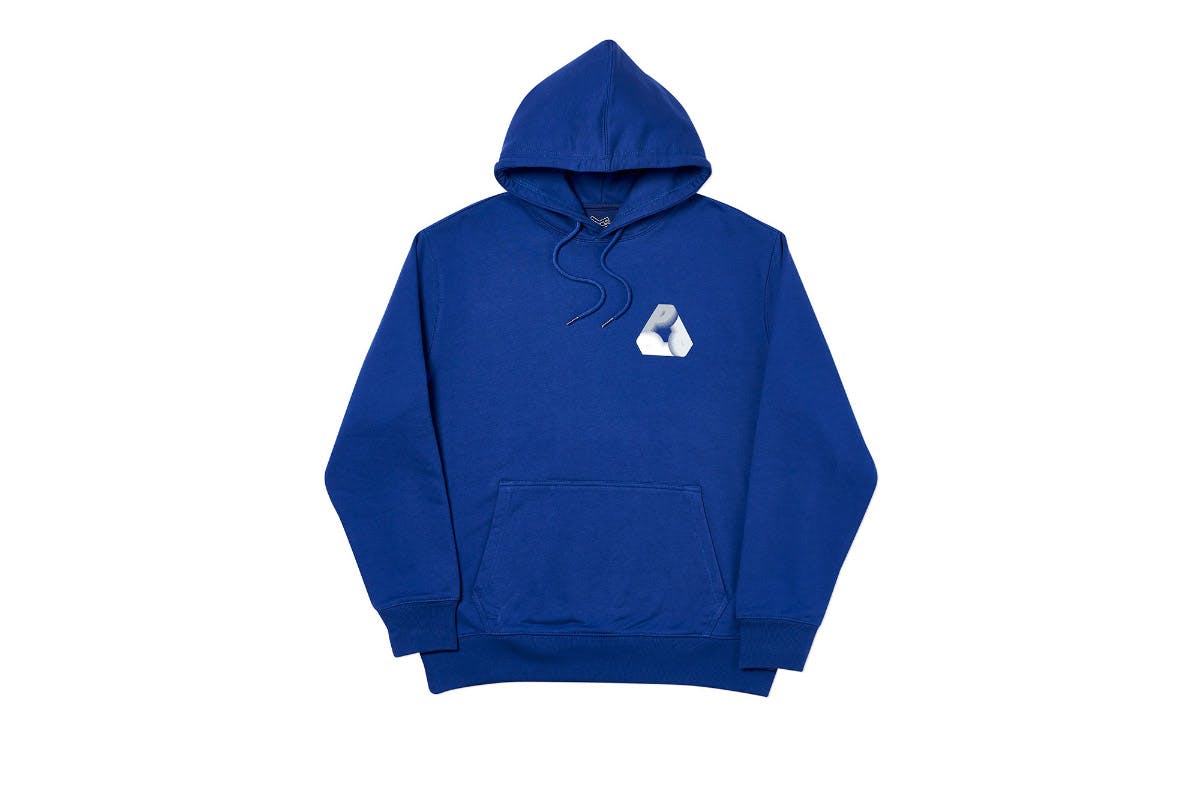 Palace 2019 Autumn Hood Phat P Blue Front