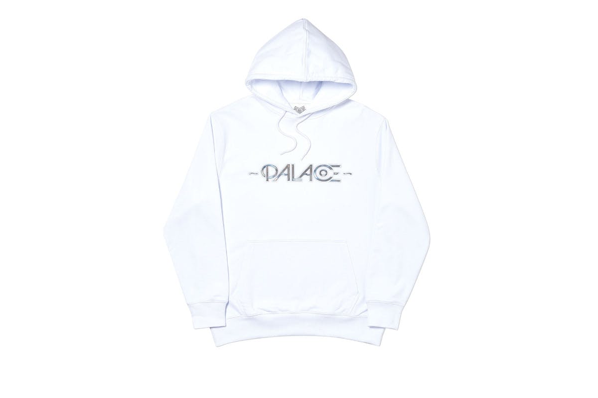 Palace 2019 Autumn Hood Obsisson White Front