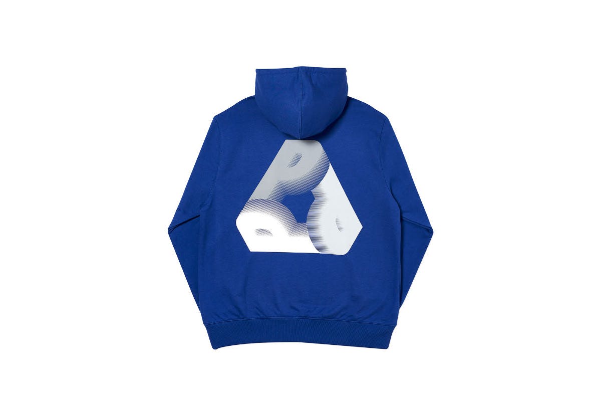 Palace 2019 Autumn Hood Phat P Blue Back