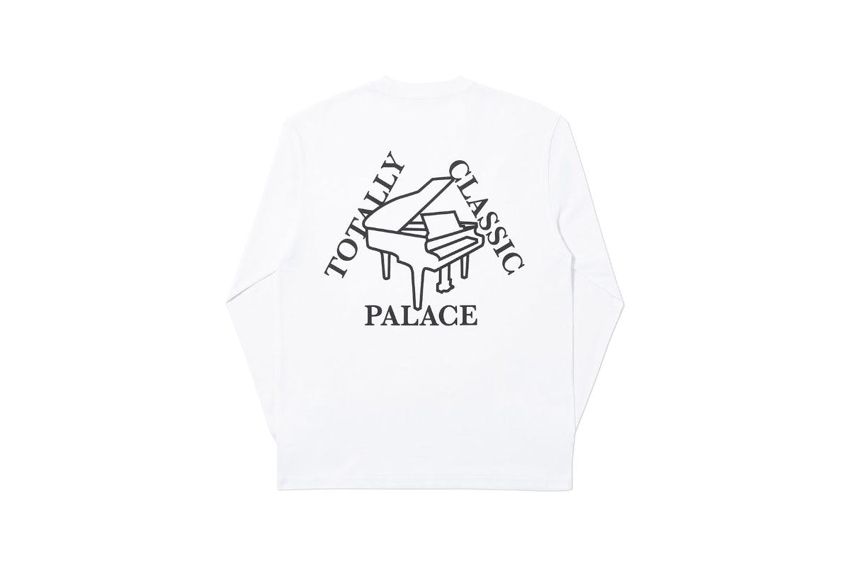 Palace 2019 Autumn Longsleeve Classis white back