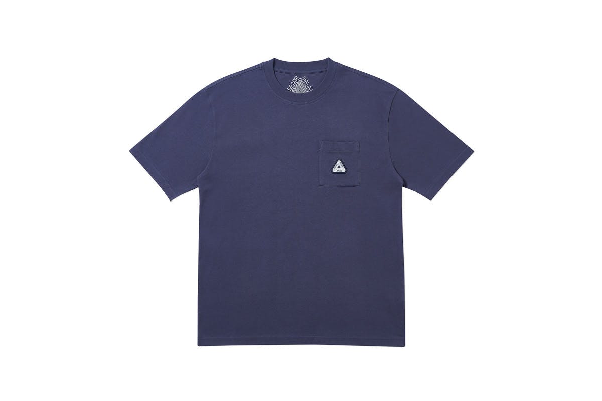 Palace 2019 Autumn T Shirt Pocket navy