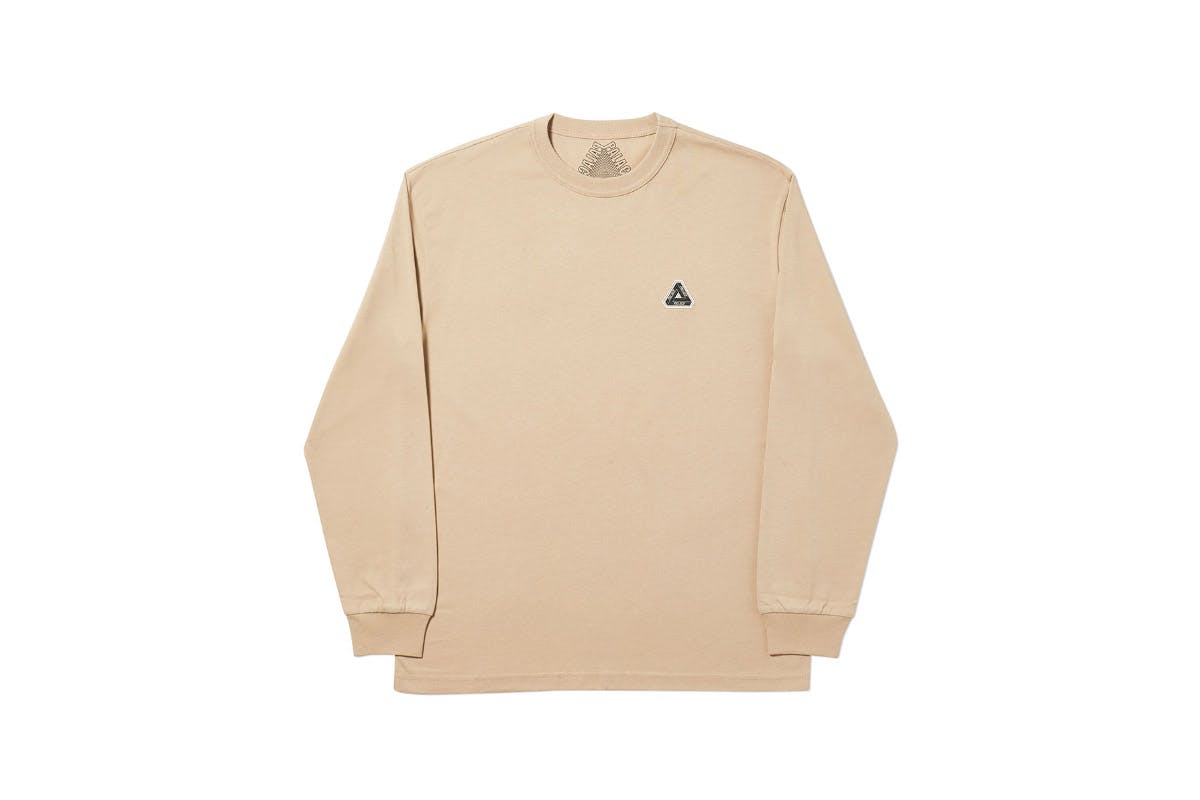 Palace 2019 Autumn Longsleeve T Shirt sesame