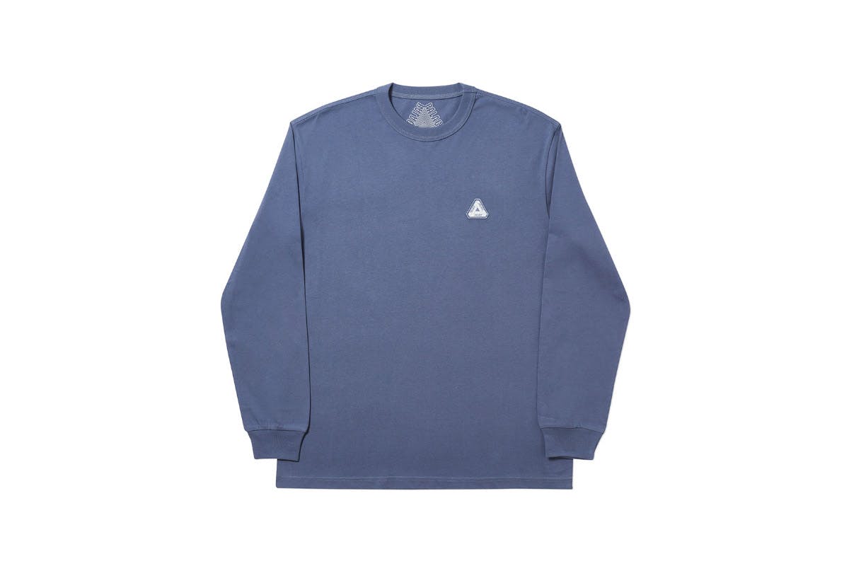 Palace 2019 Autumn Longsleeve T Shirt blue