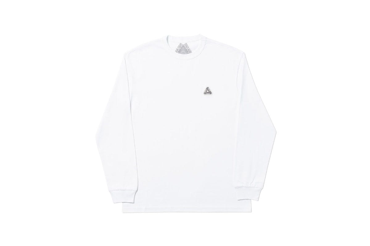 Palace 2019 Autumn Longsleeve T Shirt white