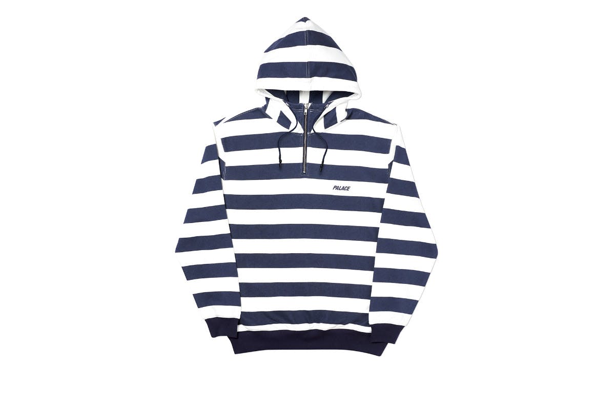 Palace striped clearance hoodie