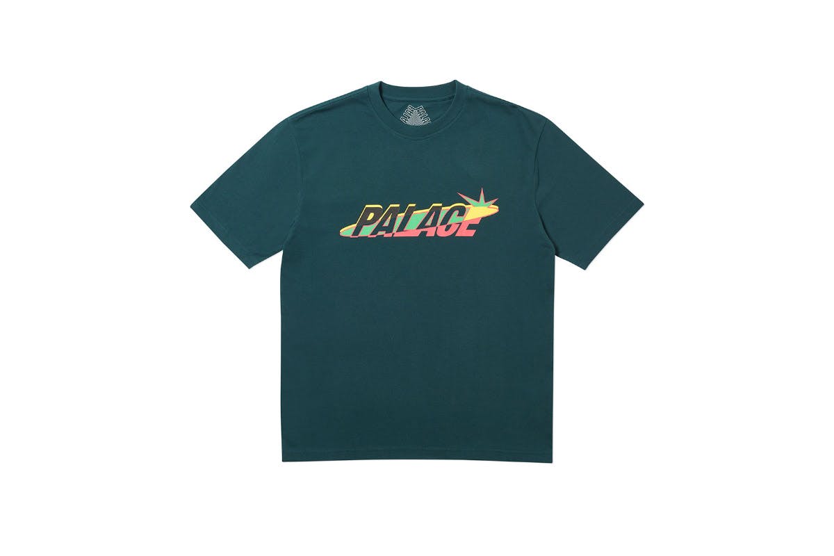 Palace 2019 Autumn T Shirt Lique green