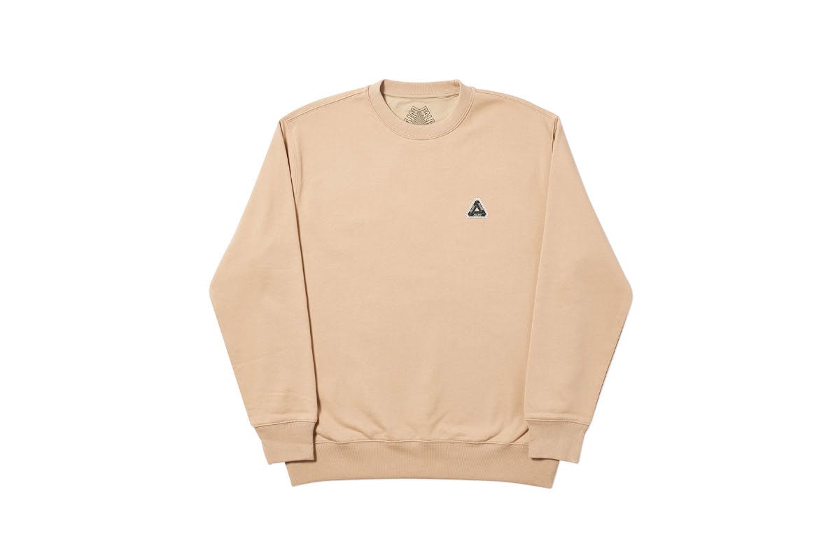 Palace 2019 Autumn Crew Sofar sesame front 14681 1