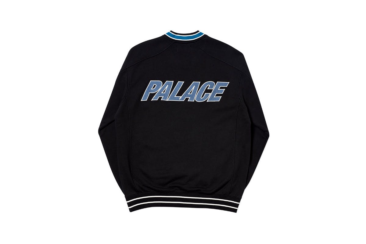 Palace 2019 Autumn crew optimo black back 2073 1