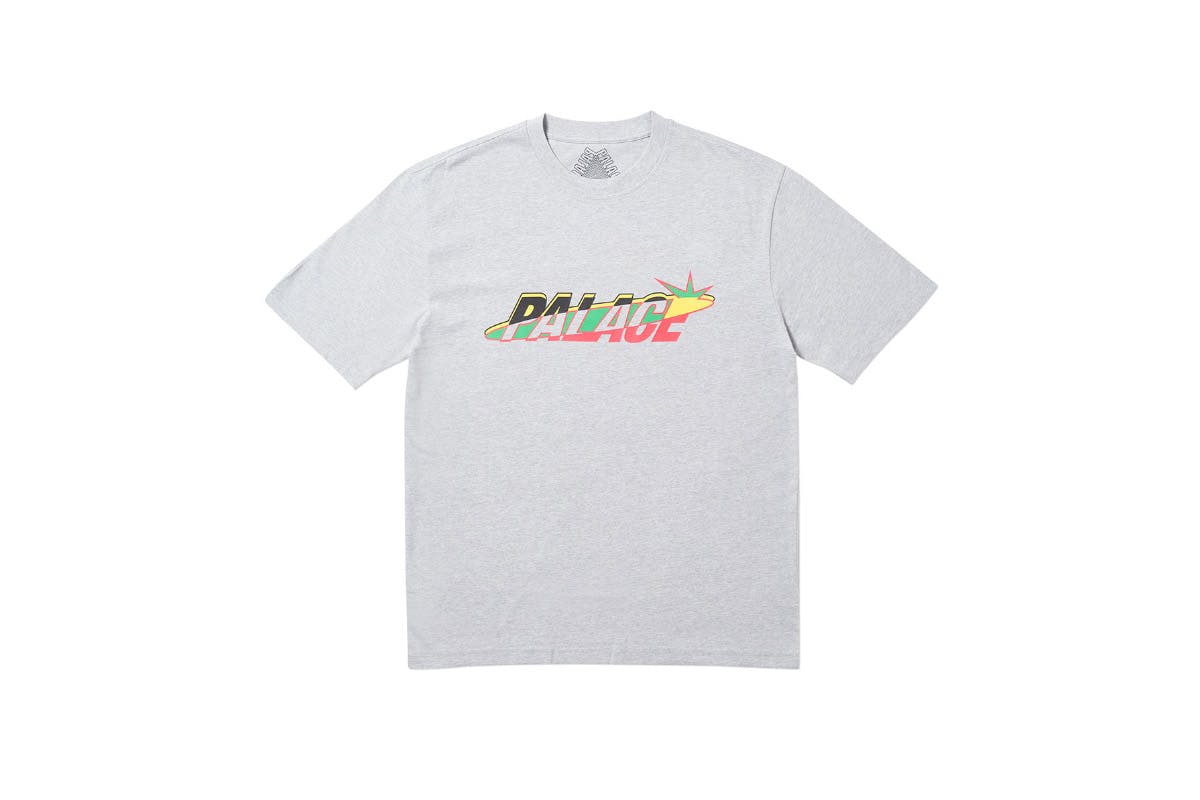 Palace 2019 Autumn T Shirt Lique grey marl