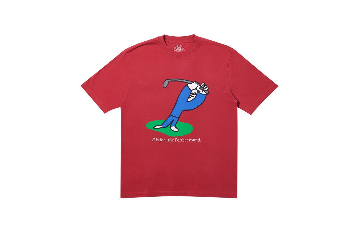 Palace 2019 Autumn T Shirt Par red