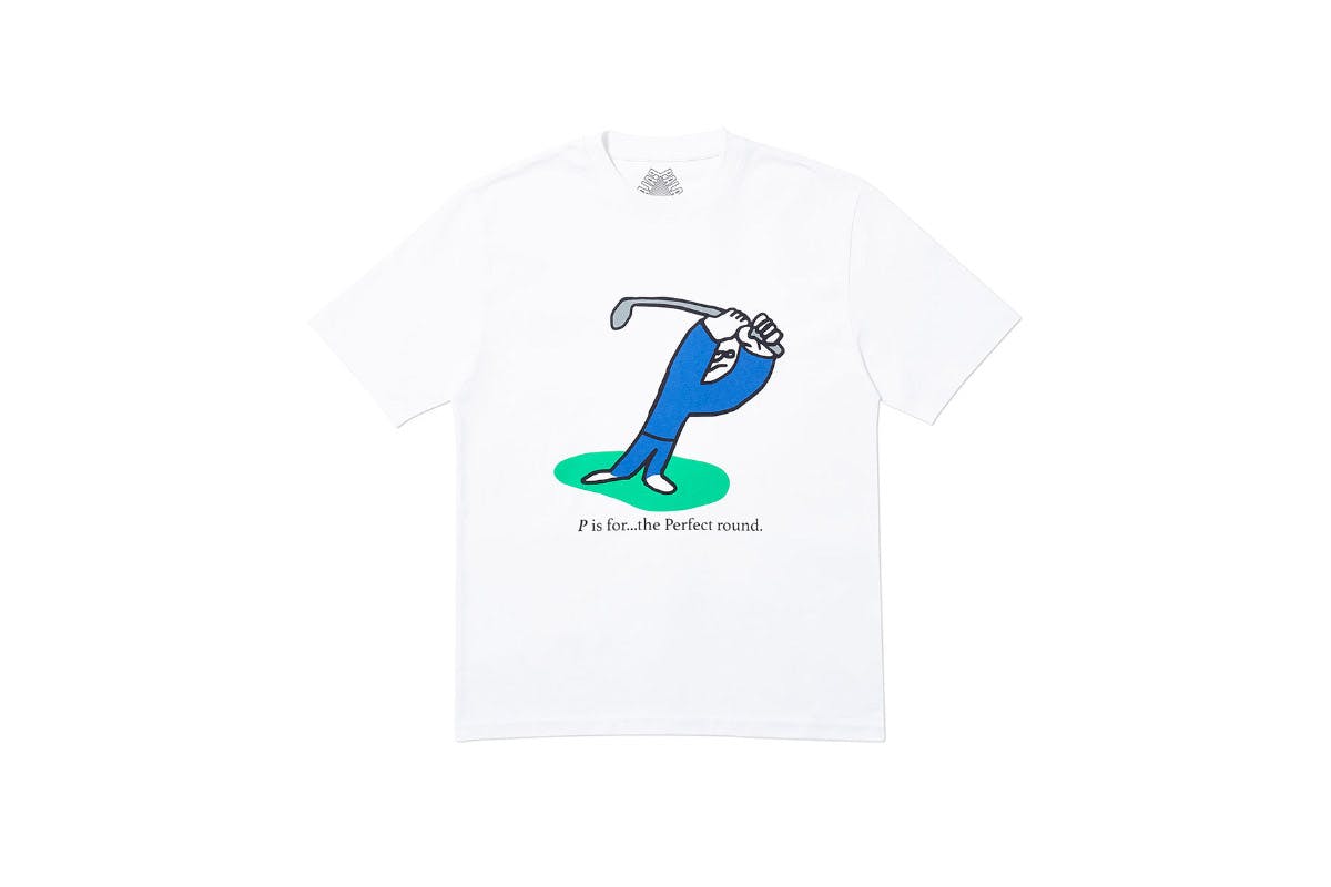 Palace 2019 Autumn T Shirt Par white