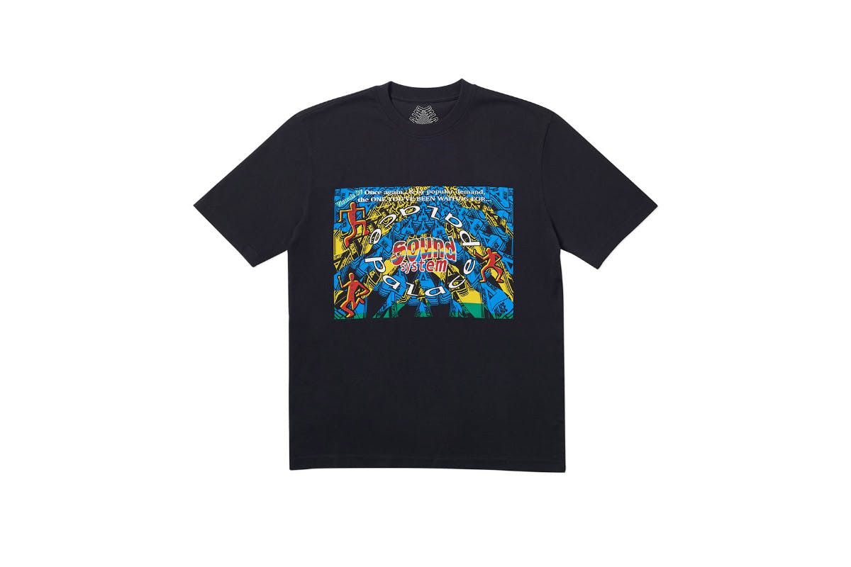 Palace 2019 Autumn T Shirt Sound Mate black