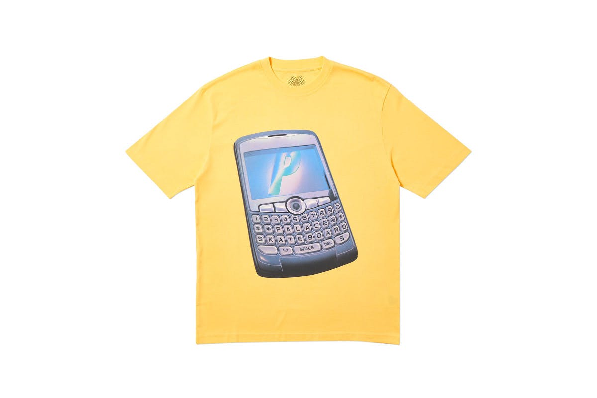 Palace 2019 Autumn T Shirt Ping yellow