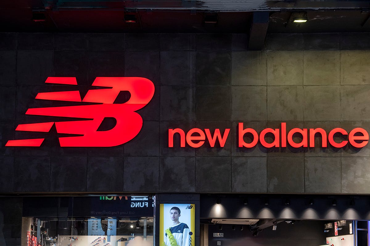 New Balance store seen in Hong Kong