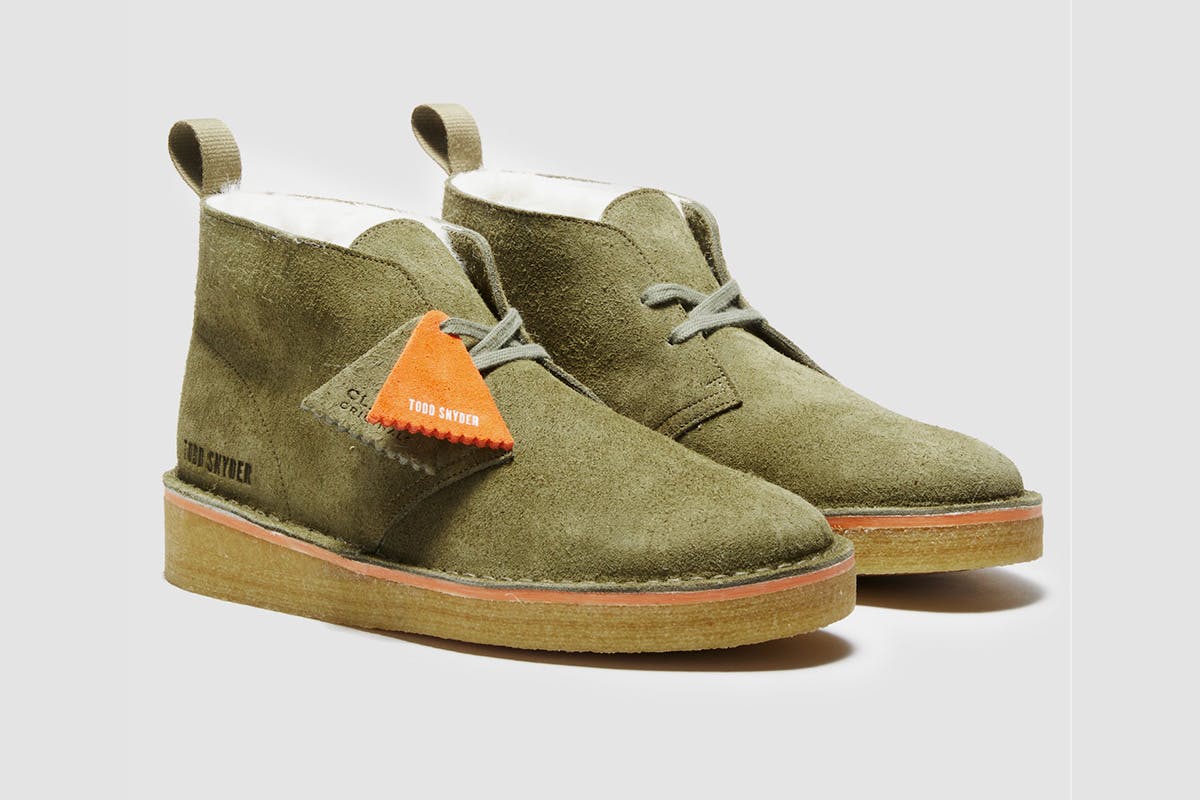 Todd snyder best sale x clarks wallabee