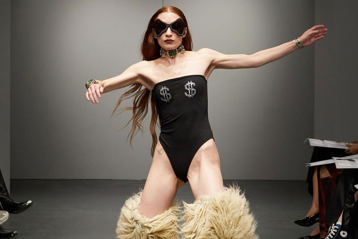 Milan Fashion Week Highlights: Crowd-surfing models, a condom