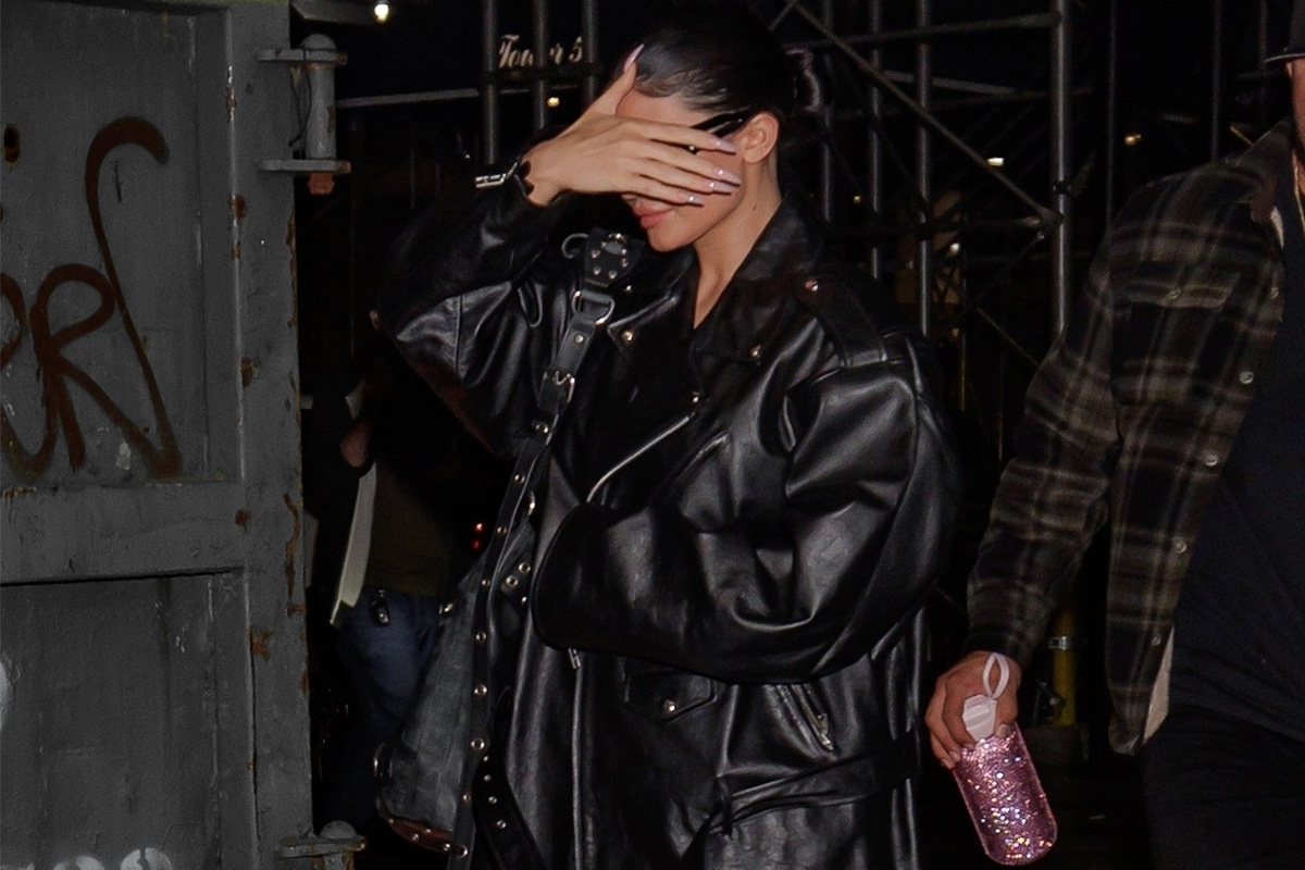 Kylie Jenner Goes High-Low In a Chanel Dress With Platform Ugg Slides