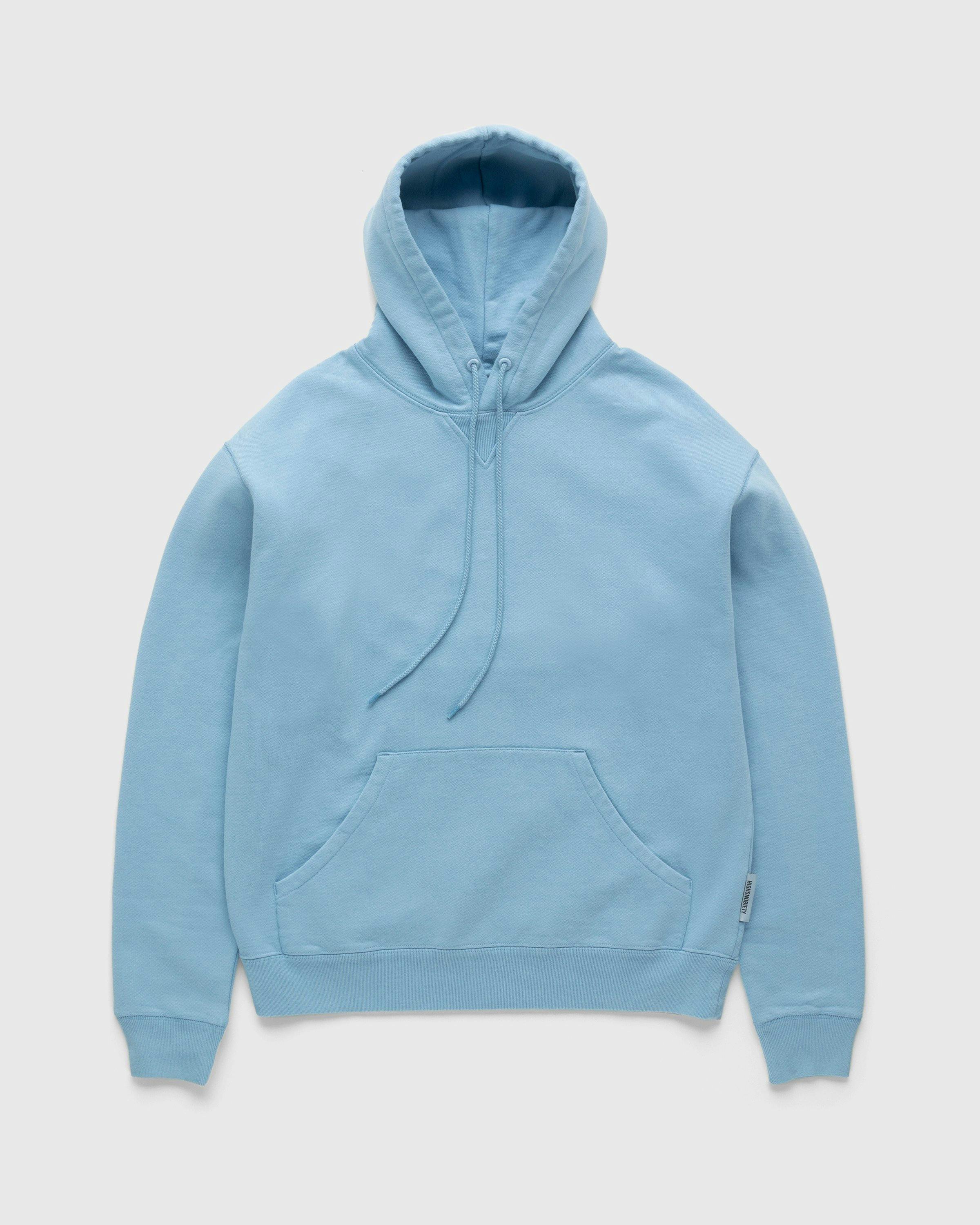 Highsnobiety - Classic Fleece Hoodie Blue - Clothing - Blue - Image 1