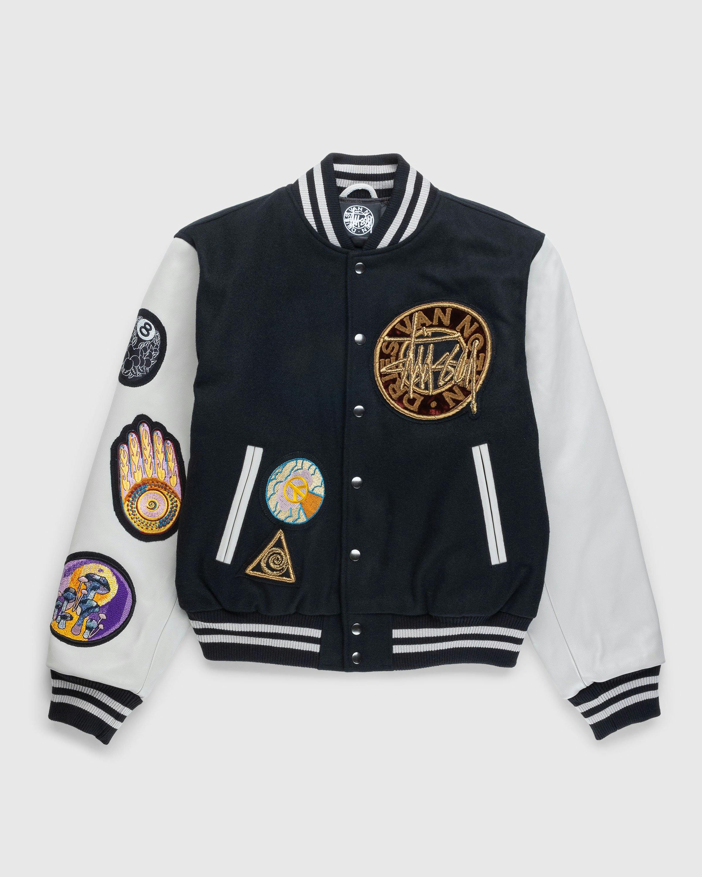 Stüssy x Dries van Noten - Varsity Jacket - Clothing - Black - Image 1