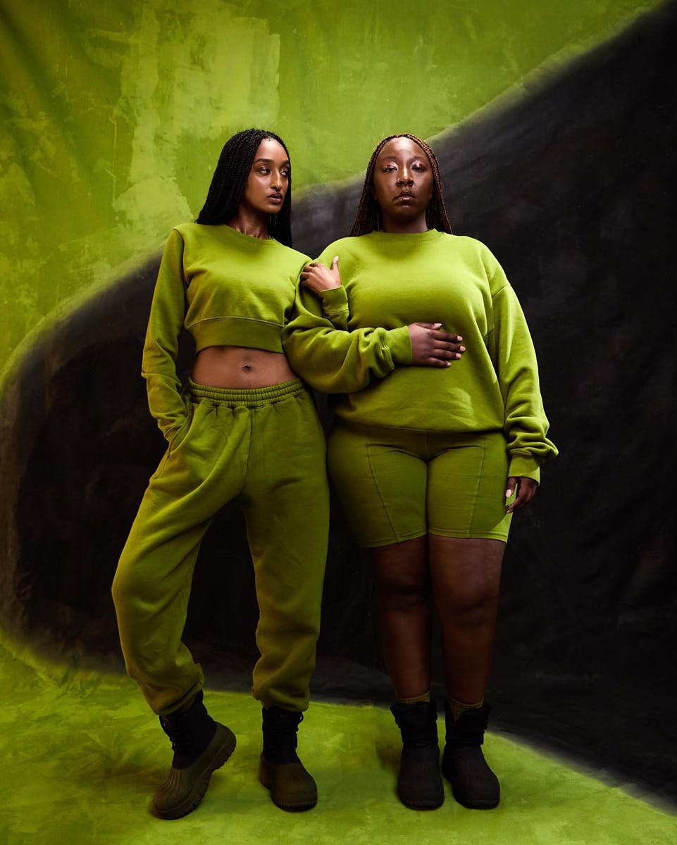 Aleali May's Mayde Worldwide Drops a Cozy Olive Green Collection