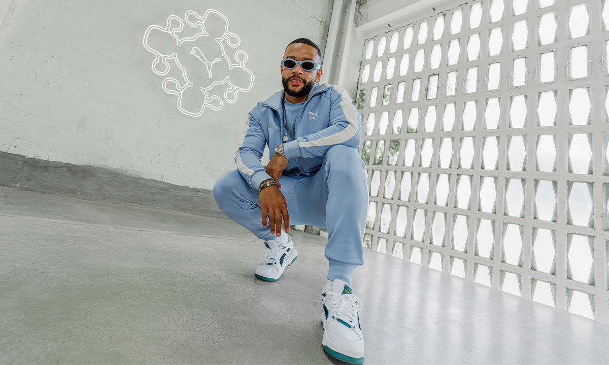 Memphis Depay and PUMA go Back in Time For New Lounge Collection
