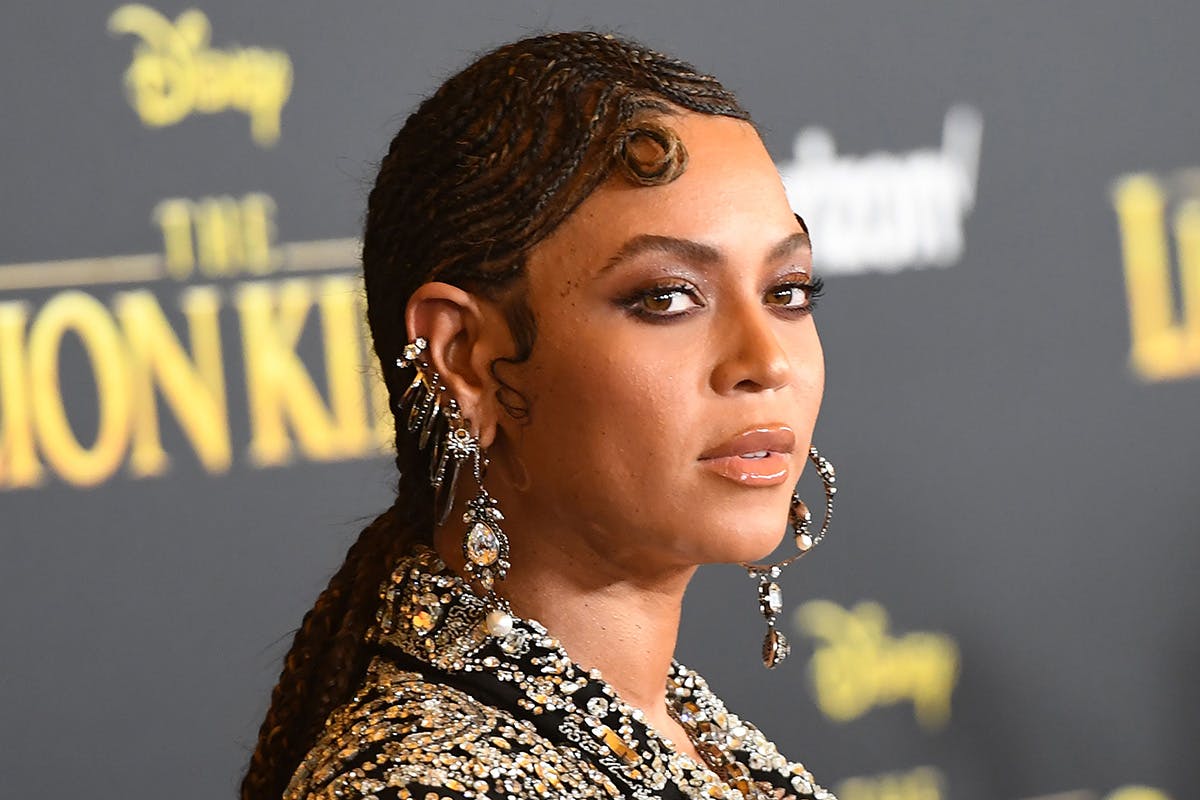 Beyonce arrives for the world premiere of Disney's "The Lion King"