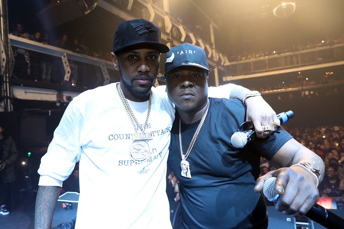 Fabolous (L) and Jadakiss perform at Terminal 5