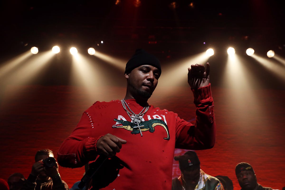 uelz Santana performs at The Apollo Theater on November 23, 2018