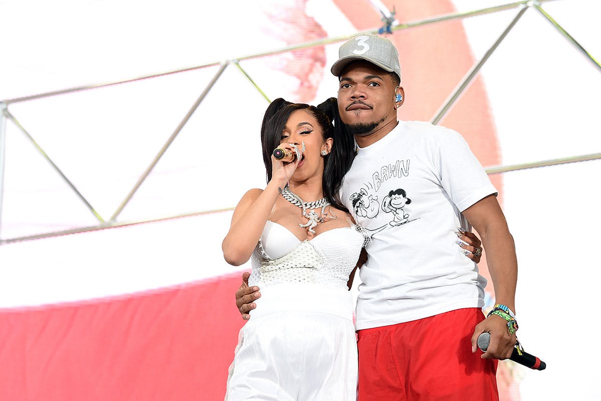 cardi b and chance the rapper