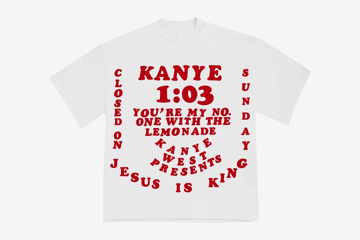 Kanye West Cactus Jack Flea Market Jesus Is King merch