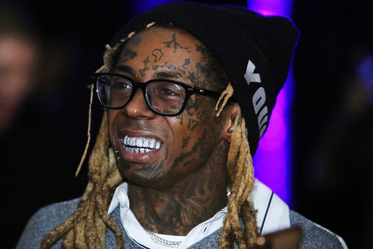 Lil Wayne smiling