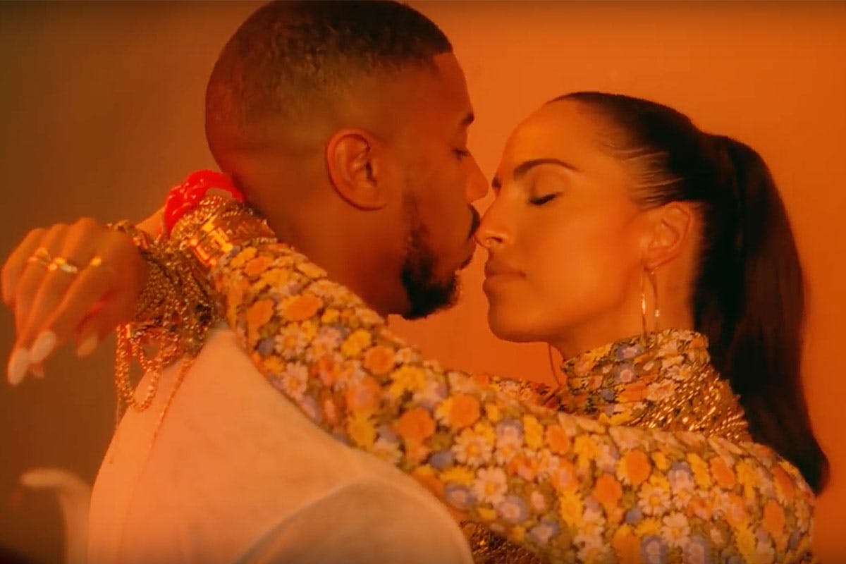 Snoh Aalegra and Michael B. Jordan in "Woah" Video