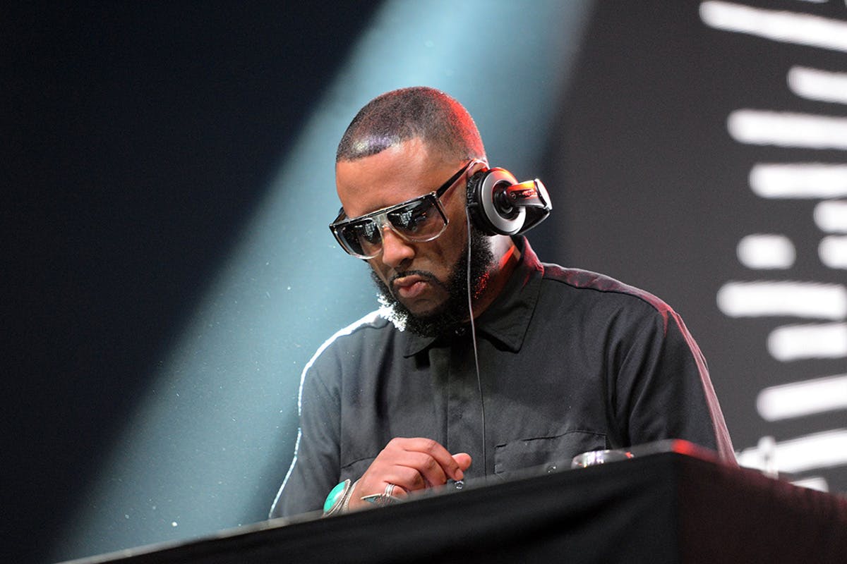 Madlib performs on stage