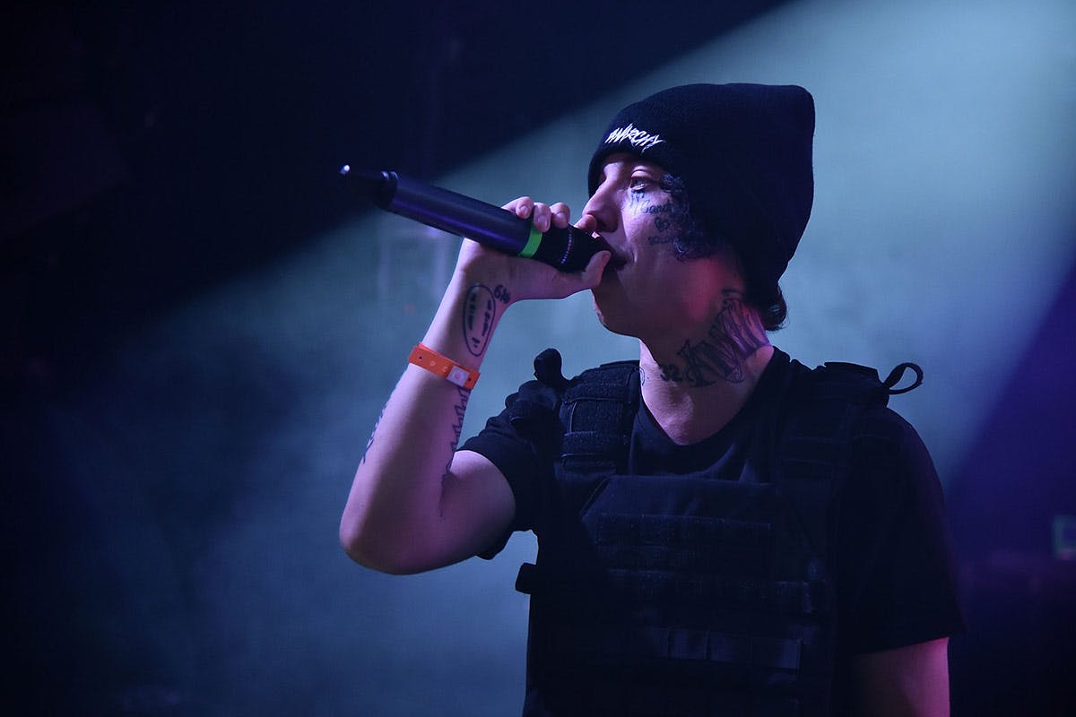 lil xan cancelled show threatened by gunman