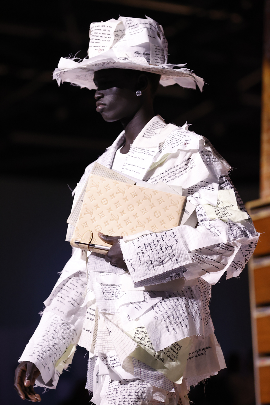 KidSuper on X: Louis Vuitton FW23 - The “Letter Suit” Looking around the LV  studio & I noticed how everyone was from diff parts of the world with  their own story. I