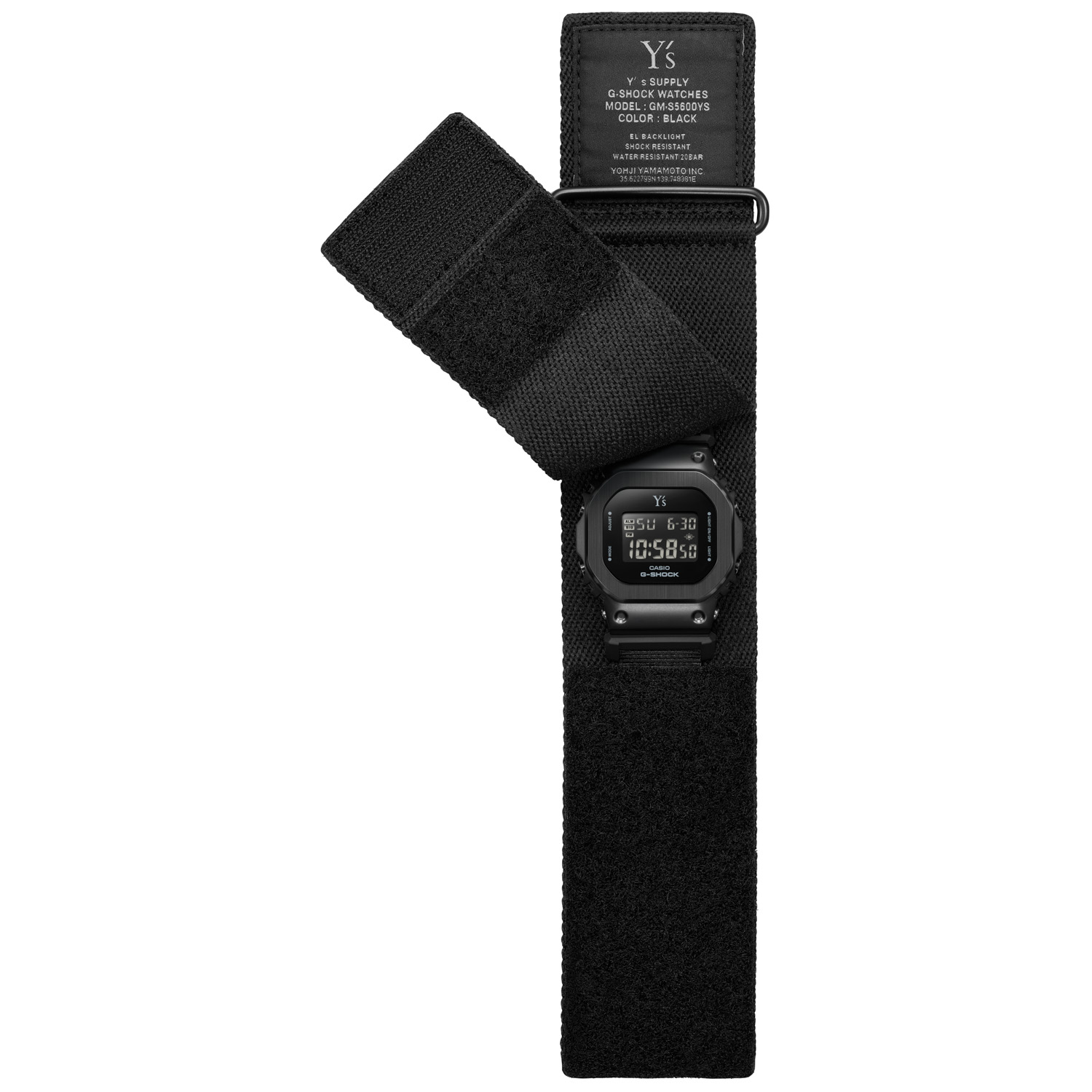 Yohji Yamamoto's Y's & G-SHOCK Announce GM-S5600YS-1 Watch Collab