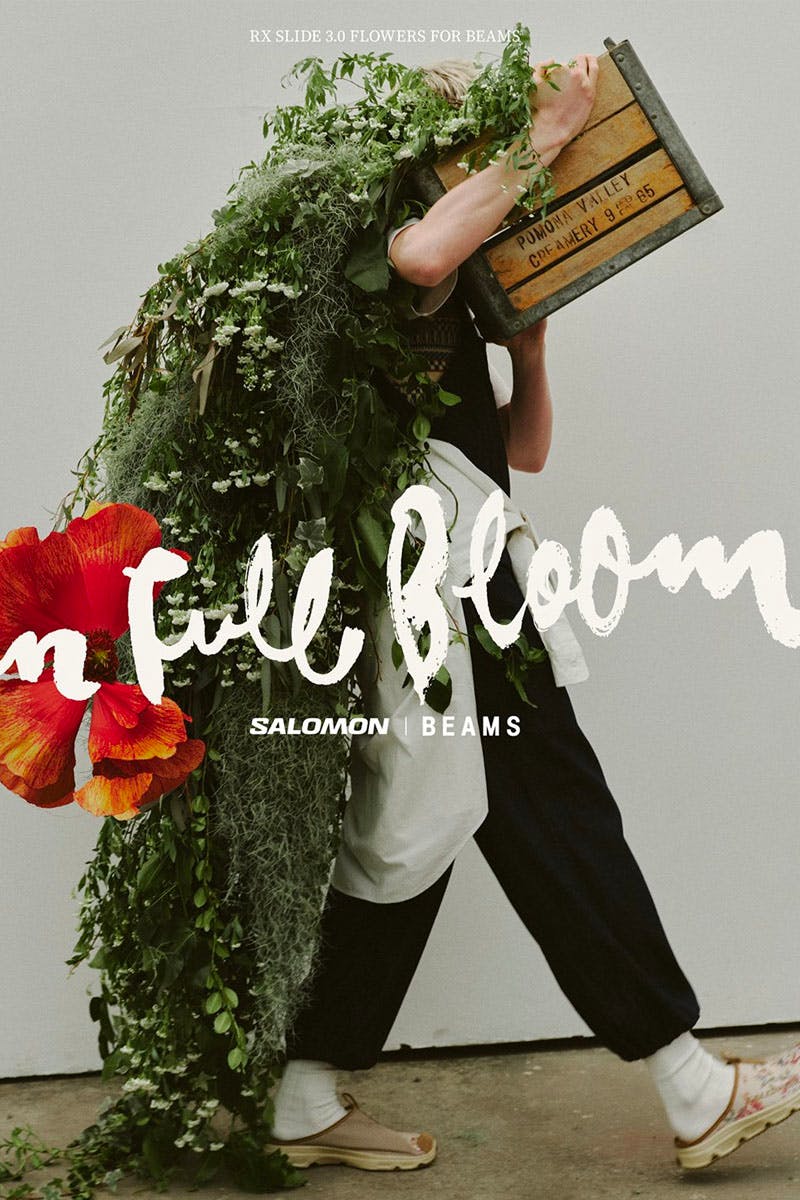 BEAMS Dresses the Salomon RX Slide 3.0 in Florals