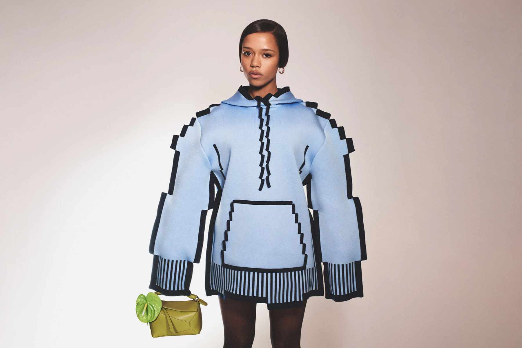 Loewe makes pixelated outfits you can wear IRL - LiTT website