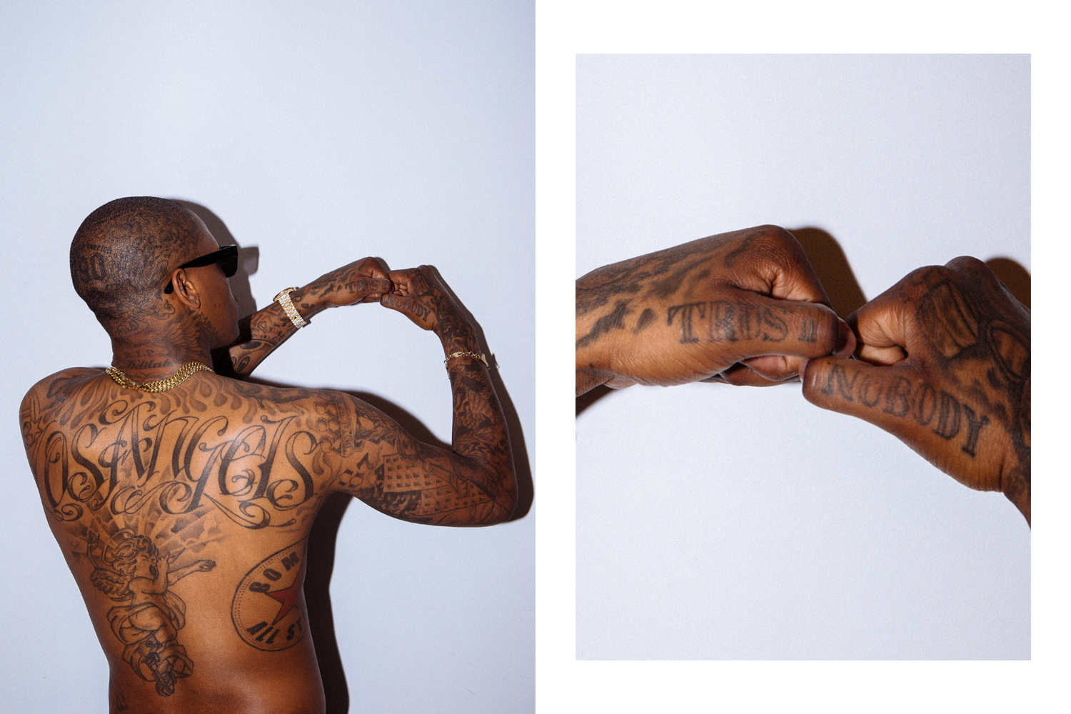 yg the rapper tattoos arm