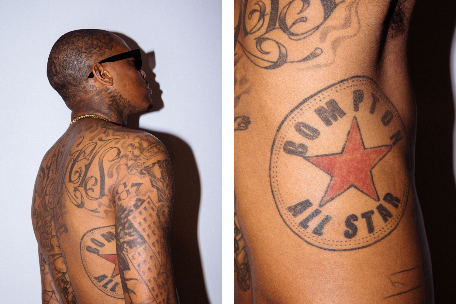 yg the rapper tattoos arm