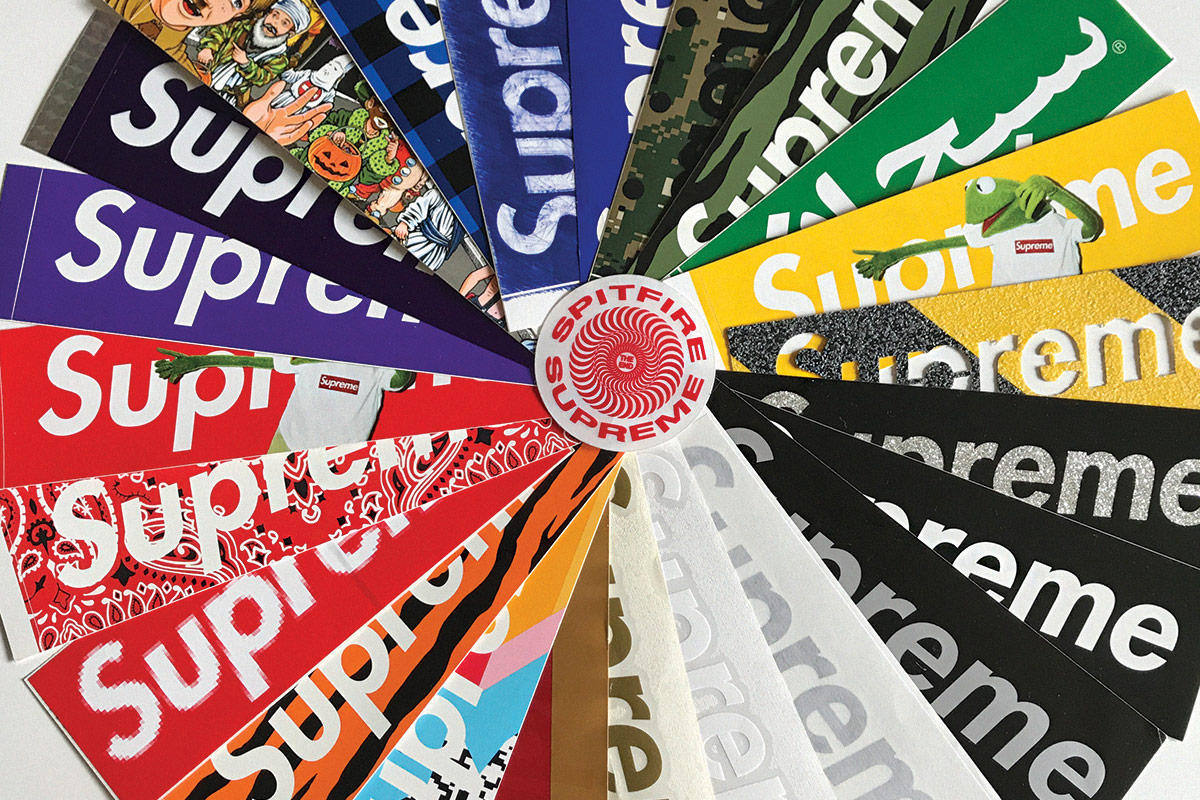 A COMPREHENSIVE COLLECTION OF EVERY SUPREME BOX LOGO STICKER EVER RELEASED  BETWEEN 1994-2020, SUPREME, 1994-2020 by Supreme on artnet