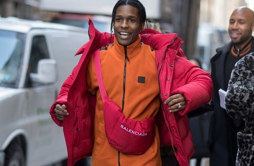 SPOTTED: A$AP Rocky In A Himumimdead Denim Jacket And Rick Owens