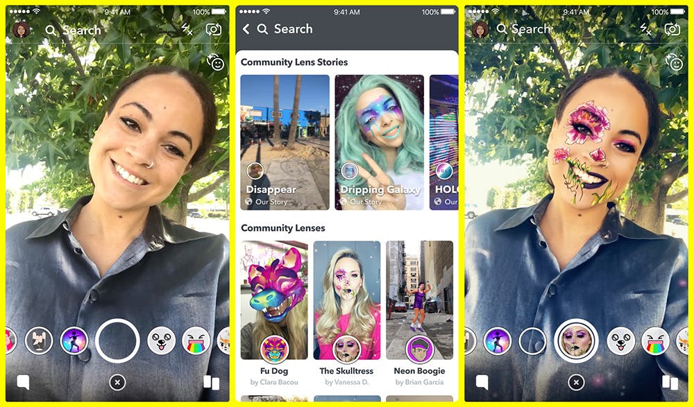 snapchat lens explorer