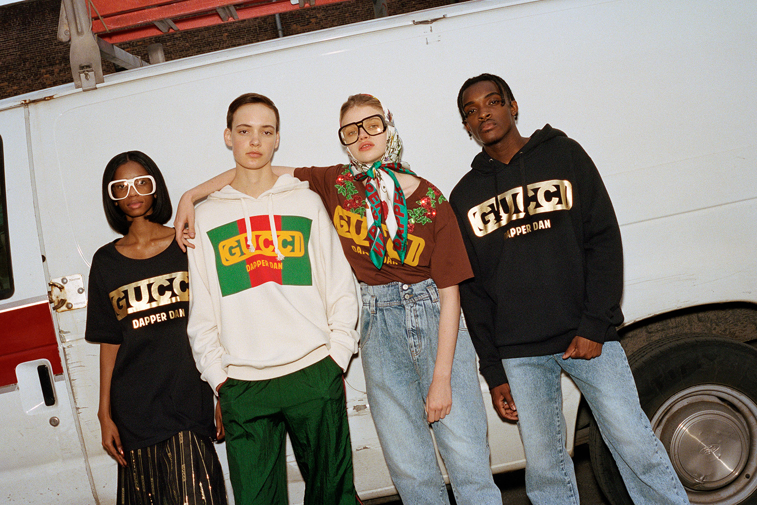 From the Gucci-Dapper Dan collection for Fall Winter 2018, pieces by the  Harlem-based designer Dapper Dan and Alessandro Mic…